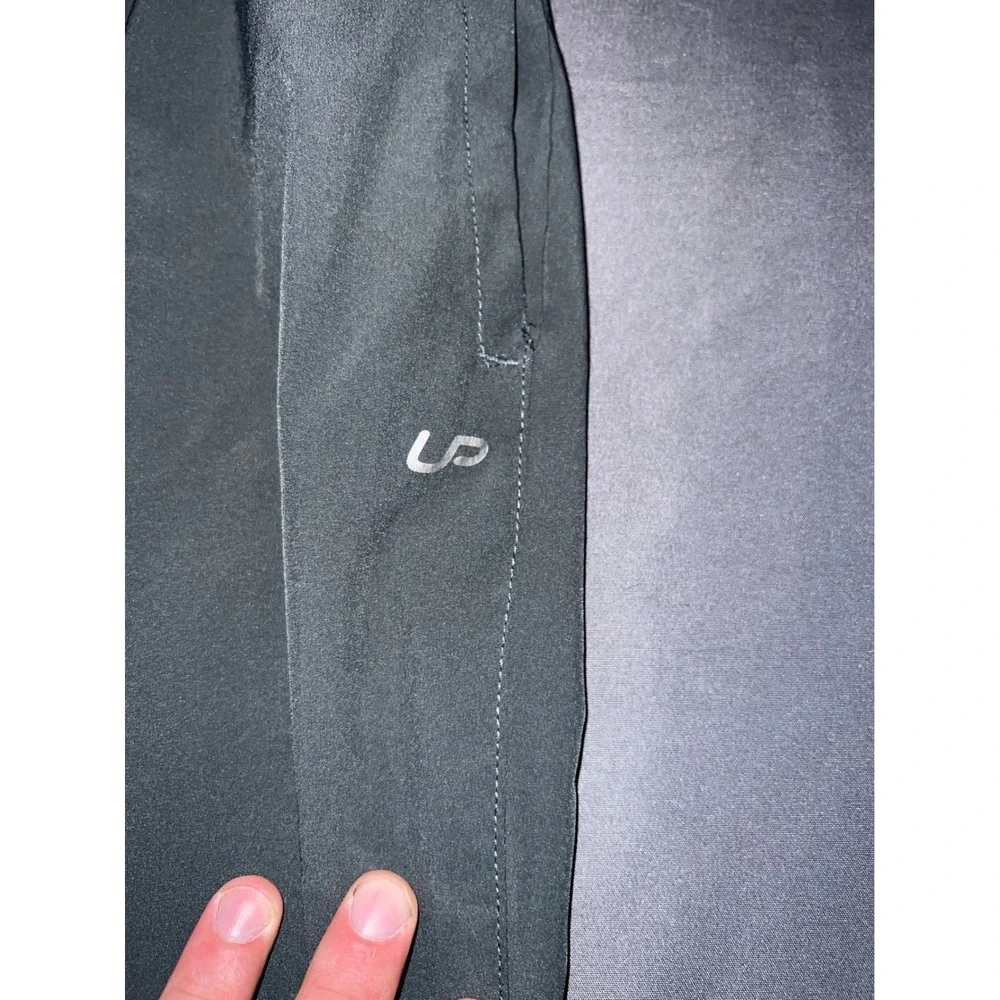 Unipro Mens Qwick-Dry Training Pants Charcoal Gray Elastic Waist Joggers Size M